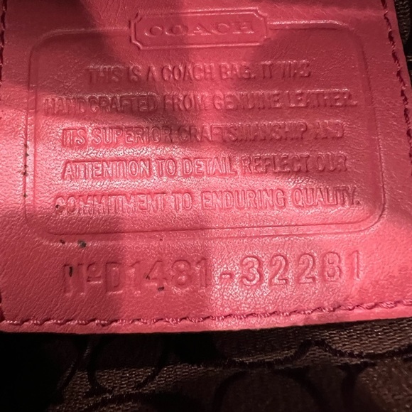 COACH Bleecker Sport Mini Duff Bucket Purse Handbag 32281 - Picture 15 of 15